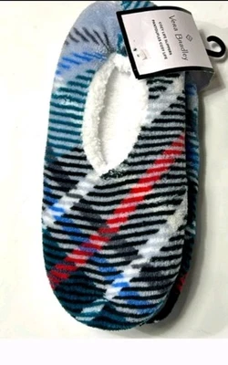 Vera Bradley ~ Zapatillas para mujer Cozy Life ~ "Snowy Plaid" ~ Talla M 7/8 ~ Nuevas Foto 1 de 4