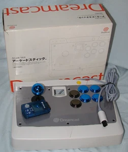 Super Rare Blue Variant SEGA Dreamcast Arcade Stick HKT-7300 Open Box - Picture 1 of 9