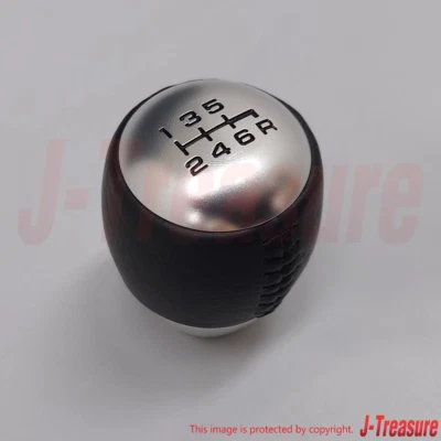 HONDA S2000 AP1 AP2 Genuine 6-Speed Manual Leather Shift Knob 54102-S2A-040 OEM - Image 1 of 4