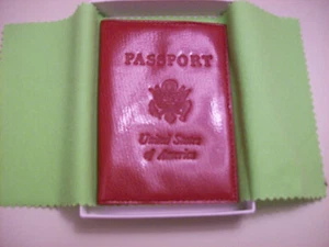 Neu im Karton Abas Leder Reisepasshülle - rot - Bild 1 von 2