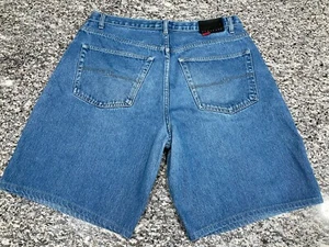 Vintage Bugle Boy 7M Millennium Series Denim Carpenter Shorts Sz 38 Skate Street - Picture 1 of 12