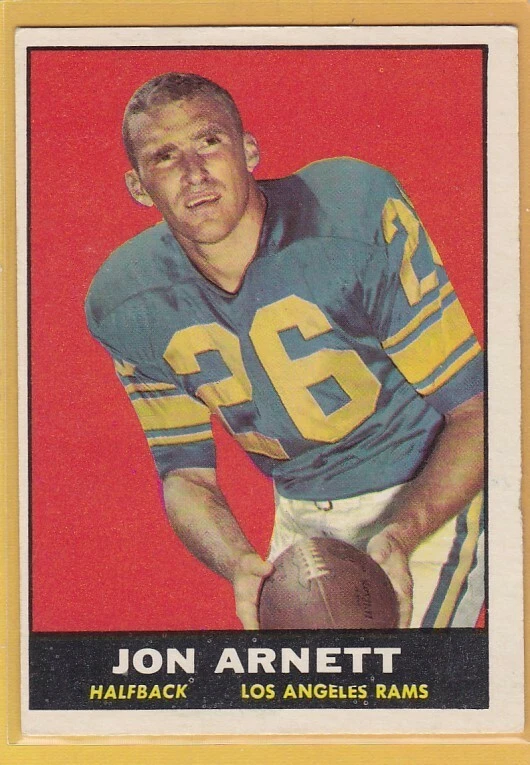 1961 TOPPS FOOTBALL JON ARNETT #49 RAMS EX *80565 - Image 1 of 1