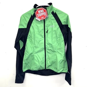 Gore Bike Wear Alp X II Green Convertible Windstopper Jacket Women’s Size LG - Picture 1 of 11
