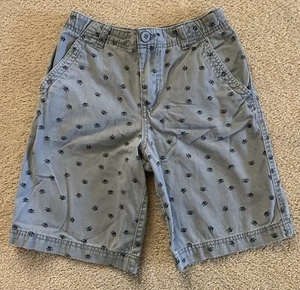 Faded Glory “Pirate Skull” Shorts In Boys Size 10 (adjustable waist) - Picture 1 of 5