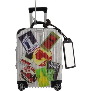Kurt Adler Travel Luggage Resin Christmas Ornament - Picture 1 of 3