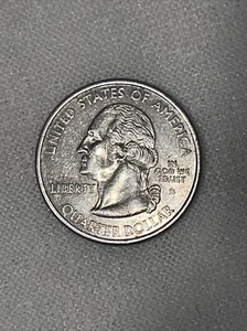 2005-D Quarter Collar Chip & Weird Error On Reverse - Picture 1 of 4