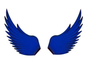 Windrider (BLUE) Hood Ornament Replacement Wings - Picture 1 of 2