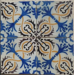 antike Fliese, Portugal, Azulejos, Tile, Tegel, Carreaux Ancien, 20 Jh. - Bild 1 von 2