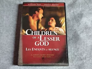 CHILDREN OF A LESSER GOD DVD Marlee Matlin / Made In Canada - Picture 1 of 3