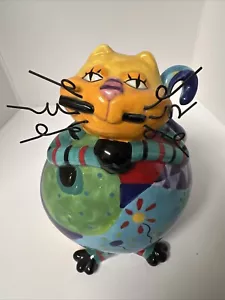 Catitudes Joyce Shelton Funny Cat Ceramic Figurine Cat Lovers - Picture 1 of 8