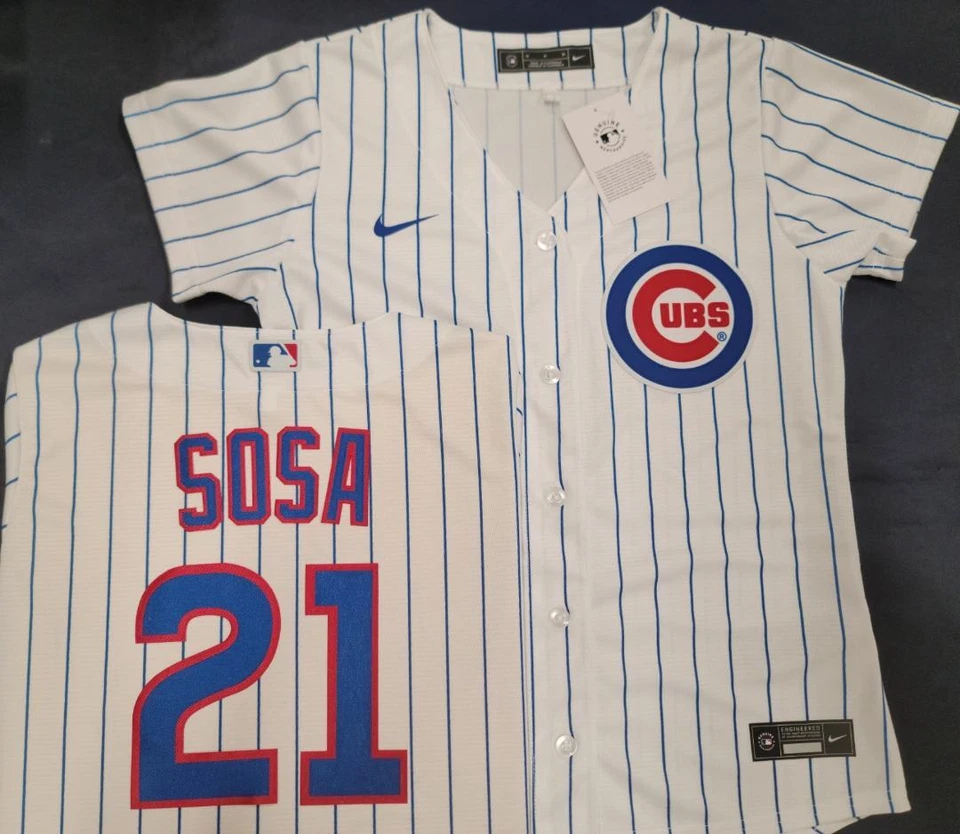 30503 MUJER CHICAGO CUBS Rizzo Swanson Baez Sandberg camiseta de béisbol cosida Foto 1 de 1