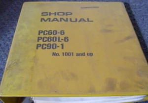 Komatsu PC90-1 Bagger Werkstatt Service Reparaturanleitung S/N 1001-Up - Bild 1 von 2