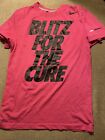 Men's Nike Football Breast Cancer Shirt Small S pink 517612