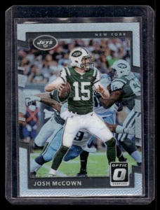 2017 Donruss Optic Holo JOSH MCCOWN #71 silver prizm NEW YORK JETS 🏈 - Imagen 1 de 2