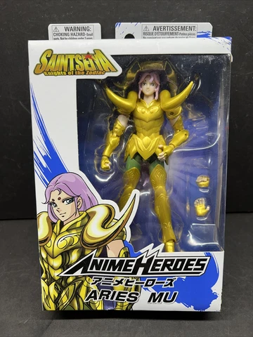 Saint Seiya: Knights of the Zodiac (Aries Mu) Anime Heroes Action Figure, BANDAI Cover