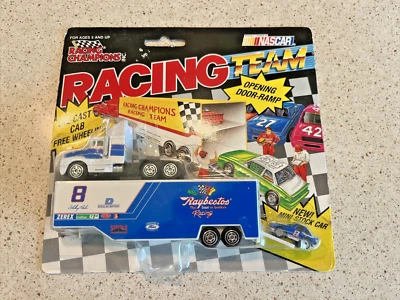 Novo na embalagem Racing Champions 1/64 Sterling Marlin Nascar Racing semi caminhão equipamento com carro - Imagem 1 de 4