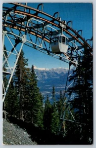 Sulphur Mountain Gondola Lift Banff National Park Alberta, Vintage 1964 Postcard - Picture 1 of 2