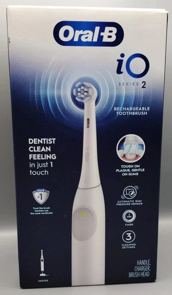 NOVA Escova de Dentes Elétrica Recarregável Oral-B iO Series 2 FRETE GRÁTIS RÁPIDO - Imagem 1 de 1