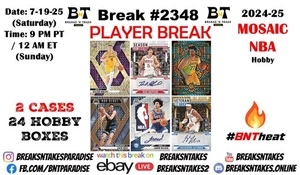 MUGGSY BOGUES 2024-25 NBA Mosaic Basketball Hobby 2 CASE 24 BOX Break #2348 - Picture 1 of 1