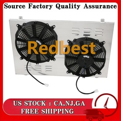 CU161 Aluminum Radiator Shroud Fan For 1968-73 Chevy Chevelle 1968-77 El Camino Foto 1 de 4
