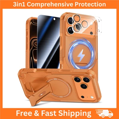 Capa Funda MagSafe Para iPhone 17 Pro Max 6,9 polegadas com protetor De Pantalla Pri - Imagem 1 de 4