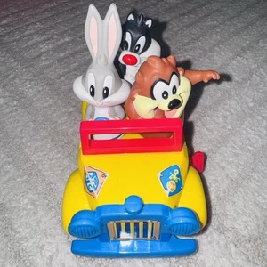 Tyco Baby Looney Tunes 1994 Vintage Spielzeugauto zum Aufziehen Taz Bugs Sylvester T1 - Bild 1 von 10