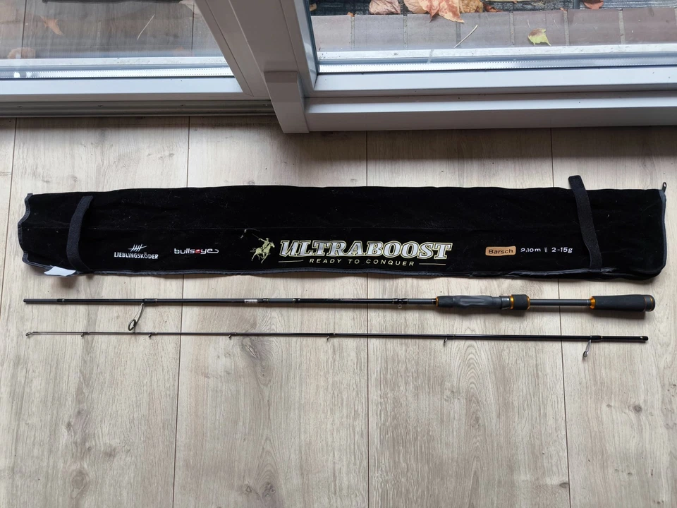 Favorite Lures Ultraboost Bullseye Bass Spinning Rod 2.10m 2 - 15g - Image 1 of 4
