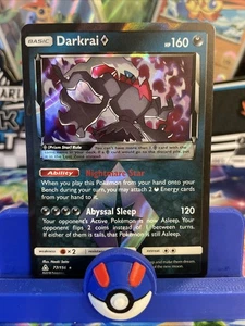 Pokémon Darkrai Prism Ultra Prism 77/156 Reverse Holo Holo Rare TCG LP - Picture 1 of 3