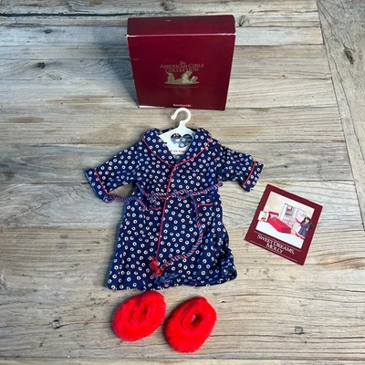 Juego de bata y pantuflas American Girl Molly, retiradas, completas con caja y folleto Foto 1 de 4