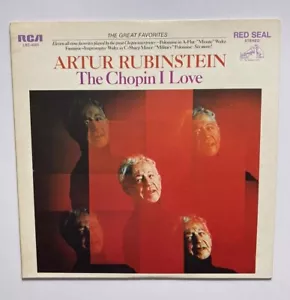 ARTUR RUBINSTEIN “The Chopin I Love” Vinyl LP RCA Red Seal LSC-4000 Dynagroove - Picture 1 of 24