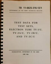 Tv-2C Tube Tester Data Manual Tv-2, Tv-2A, Tv-2B