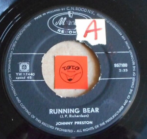 JOHNNY PRESTON - RUNNING BEAR - MY HEART KNOWS - TEEN ROCK