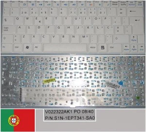 Teclado Qwerty Po Portugués Msi U100 U110 Akoya E1210 V022322AK1 S1N-1EPT341-SA0 - Imagen 1 de 1