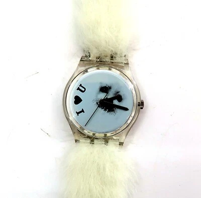 Swatch Watch FROZEN TEARS GK202 ~ WORKS BUT HAS A BROKEN BAND / PARTS OR REPAIR - Image 1 of 4