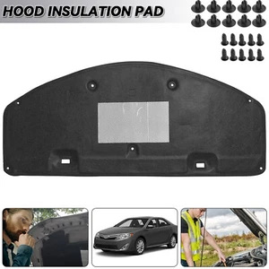Cotton Hood Engine Sound Heat Insulation Pad Mat For TOYOTA Camry 2012-2014 2013 - Foto 1 di 6
