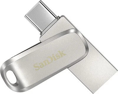 SanDisk 512 GB Ultra Duel Drive Luxe USB Type -C-SDDDC4-512GB-G46 Flash Drive .  - Image 1 of 4