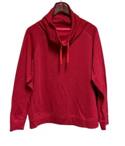 Sudadera Nike Dry Fit para mujer talla XL cuello embudo roja Gorpcore - Imagen 1 de 6