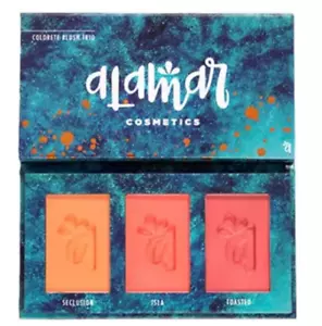 Alamar Cosmetics Colorete Rubor Trío Tono Medio - Bronceado Vegano Nuevo y Sellado - Imagen 1 de 3