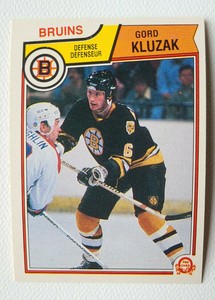 Gord Kluzak Rookie 1983-84 O-PEE-CHEE OPC Hockey #51 (NM) Boston Bruins