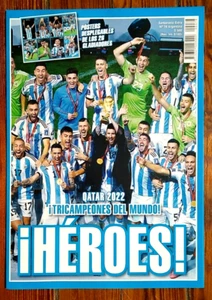 ARGENTINA CHAMPION Heroes - FIFA WORLD CUP QATAR 2022 Magazine/Poster - MESSI - Picture 1 of 4