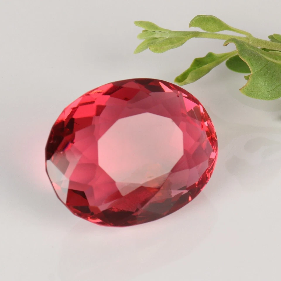 Pink Tourmaline AAA+ Oval Cut Faceted 67.55 Ct. Loose Gemstone Women For Gifts - Image 1 of 4