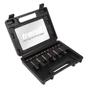 Trend 6 Piece Router Bit Starter Set, 1/4 Inch Shank, Tungsten Carbide Tipped... - Picture 1 of 6
