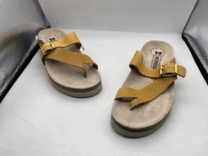 Mephisto Helen Yellow Nubuck Comfort Sandal Women's sizes 6 New! - Picture 1 of 11