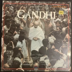 Gandhi -Ben Kingsley, Candice Bergen, Edward Fox, Extended Ed Laser Disc Movie - Picture 1 of 3