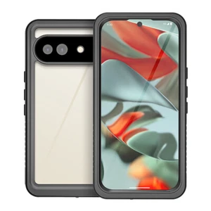 For Google Pixel 9a 360 Fullbody Shockproof Rugged Transparent Phone Case Cover - Picture 1 of 8