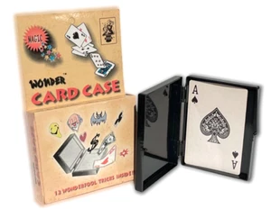 WONDER CARD CASE + 12 Magic Tricks With Easy Change Money Playing Gaff Beginner - Picture 1 of 12