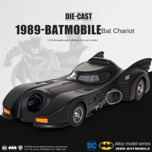 1/18 Batimóvil 1989 Aleación Coche Modelo Diecast Juguete Pulverizable Coleccionable Regalo - Imagen 1 de 12