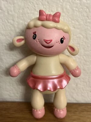 DOC MCSTUFFINS CROWND LAMBIE 5” ACTION FIGURE DISNEY PLASTIC TOY(SUN STAINS) - Image 1 of 4