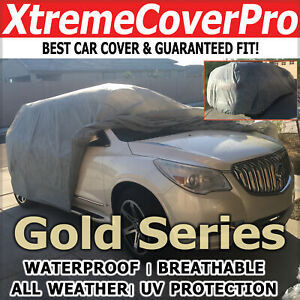 2013 2014 2015 BUICK ENCLAVE Waterproof Car Cover w/Mirror Pockets - Gray