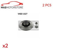BRAKE DISCS SET PAIR REAR SKF VKBD 1027 2PCS G NEW OE QUALITY
